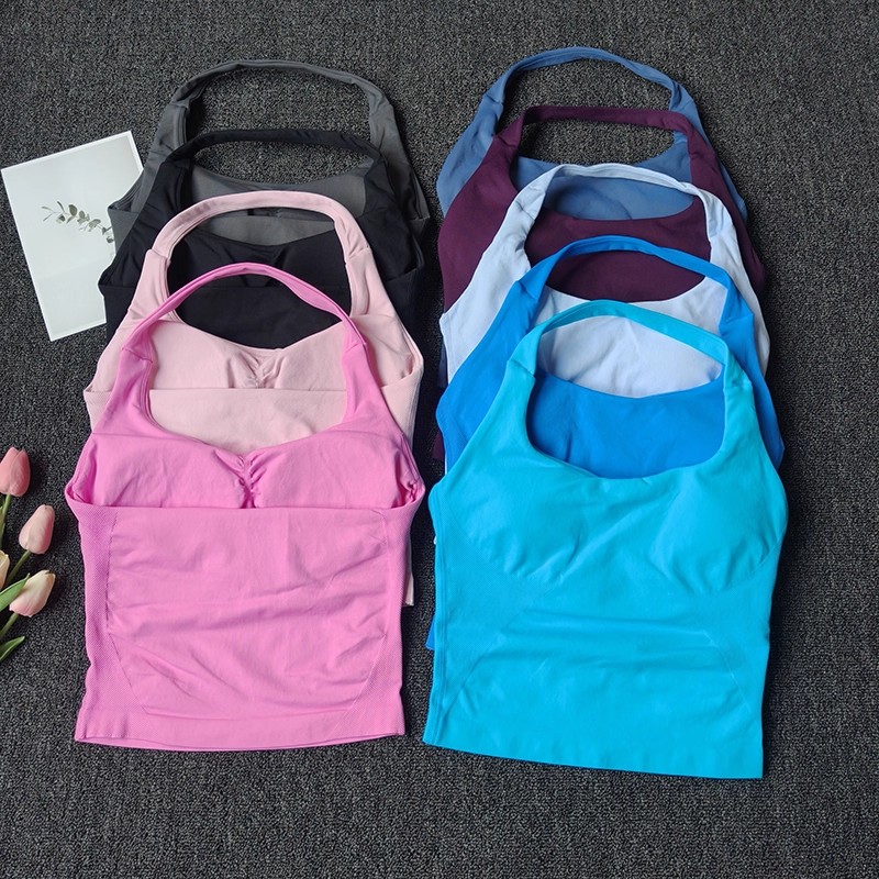 Women's Seamless Halter Top Sp - Suspender Tank Top recension och pris