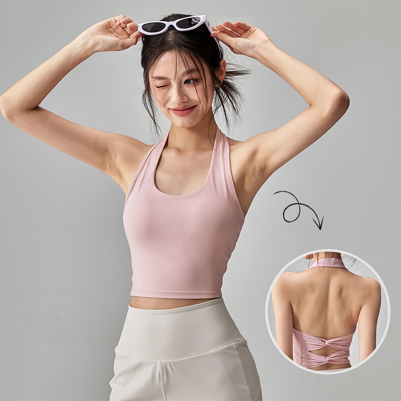 Women's Double Bowknot Halter  - Suspender Tank Top recension och pris